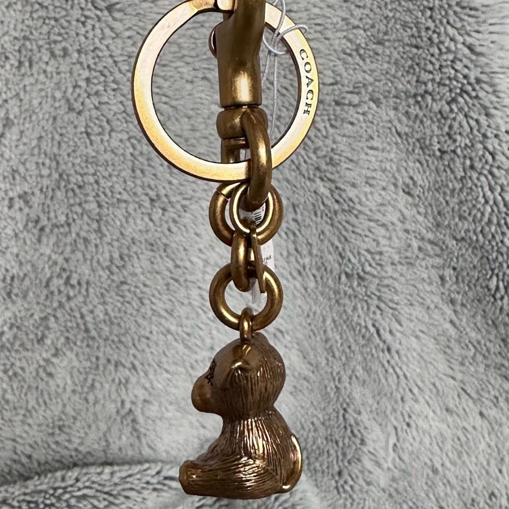Coach Creatures Puppy Bag Charm Keychain NWT - Picture 3 of 11